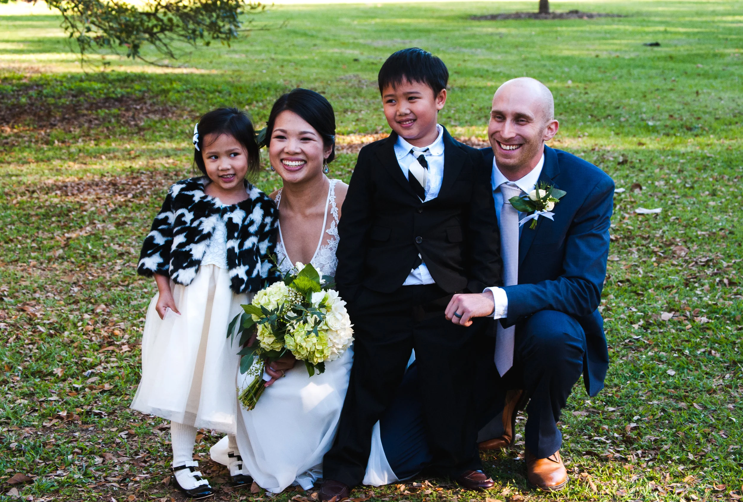 Anna and Michael's cute Uptown New Orleans wedding