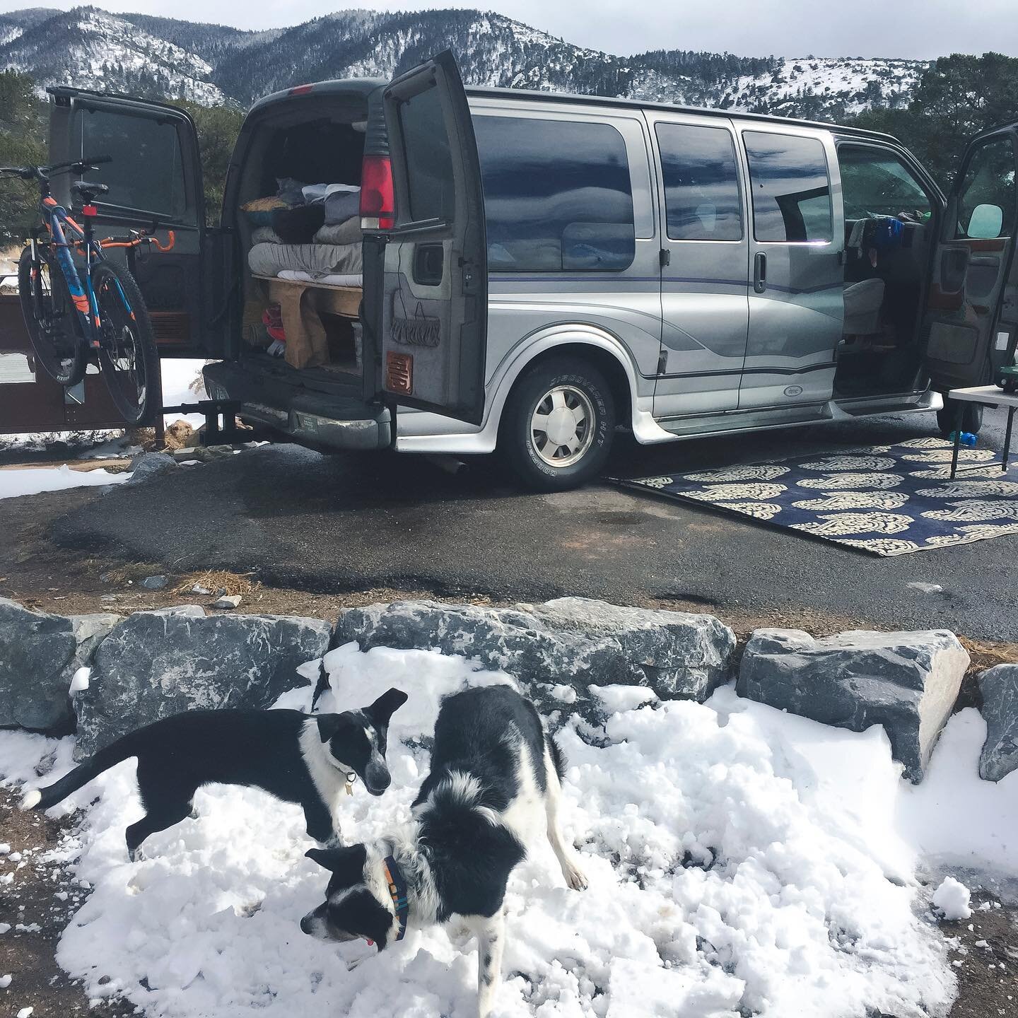 snow! get your winter adventures in now before the busy outdoor season resumes ❄️

blog post: how to comfortably travel during winter www.thewanderingatlas.com
or visit https://bit.ly/3lms6os

#wintercamping #travel #snow #winter #vanlife #roadtrip #