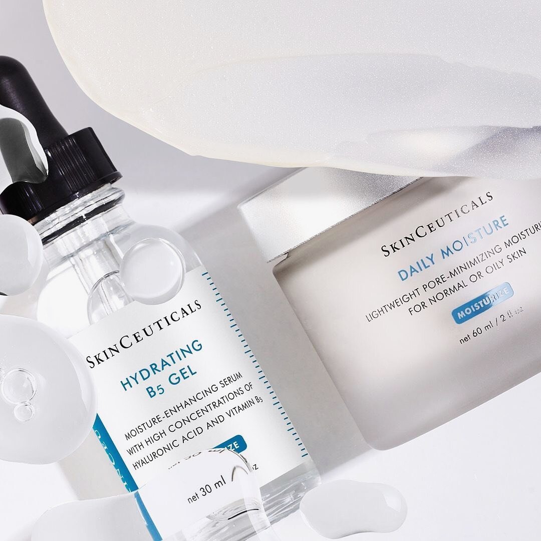 Not your average moisturizers!

💧Hydrating B5 Gel contains #hyaluronicacid to replenish skin and restore radiance for a smoother complexion in 1-2 drops.💧Daily Moisture is our lightweight staple, providing long-lasting hydration and minimizing the 