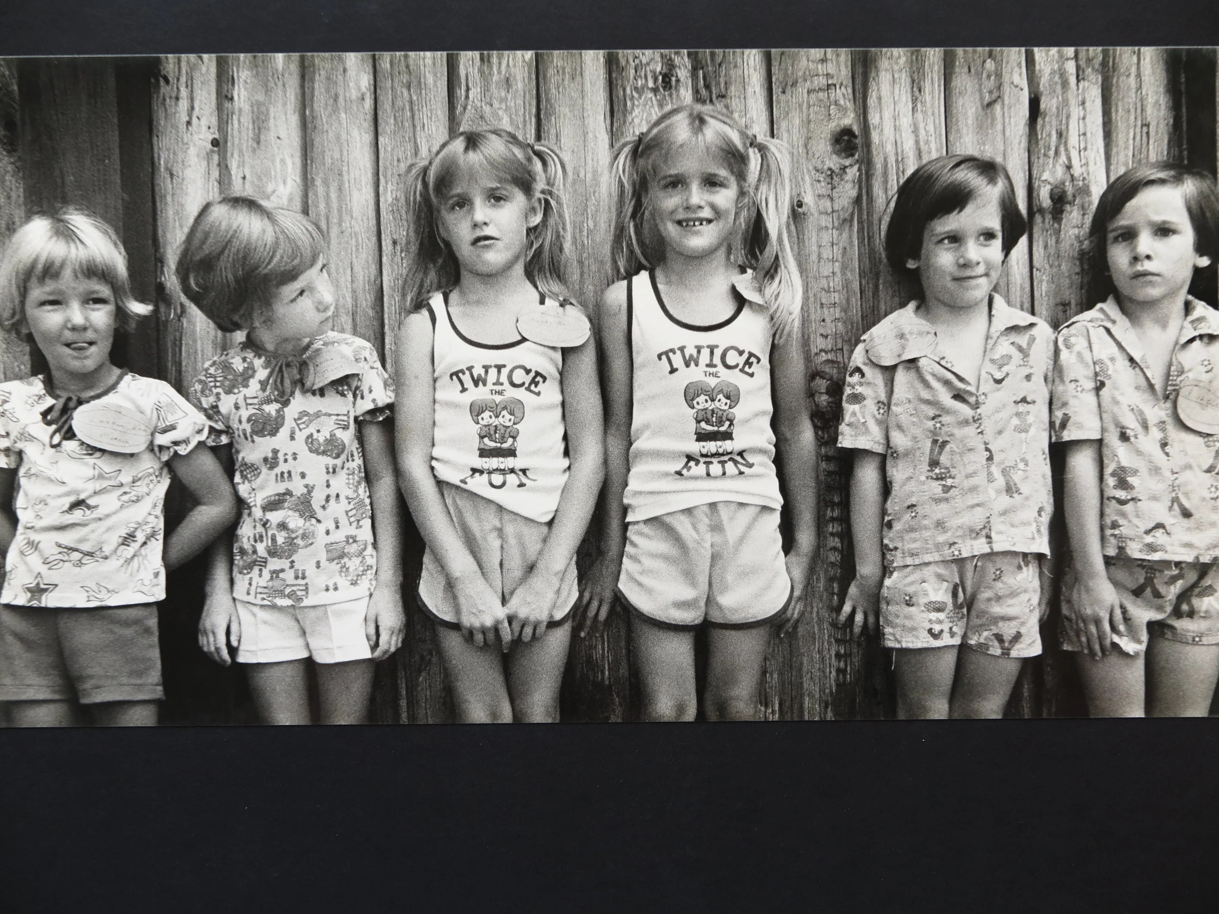 Twins Contest at a County Fair, Central Indiana, c1979