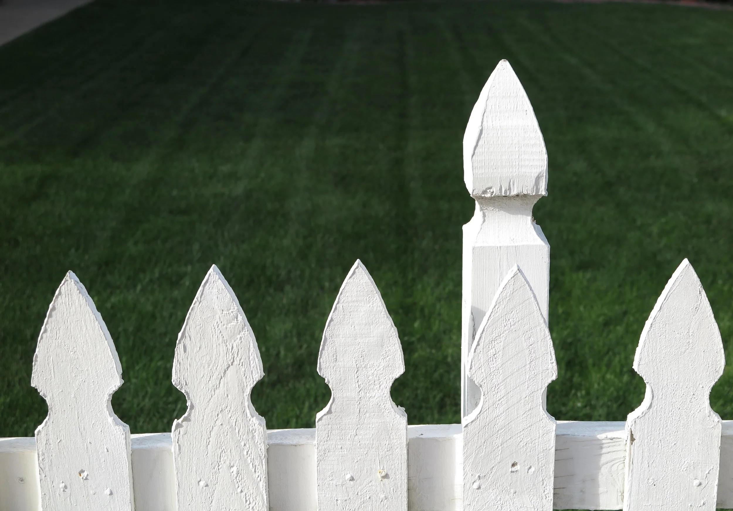 White Fence on St. Clair Street