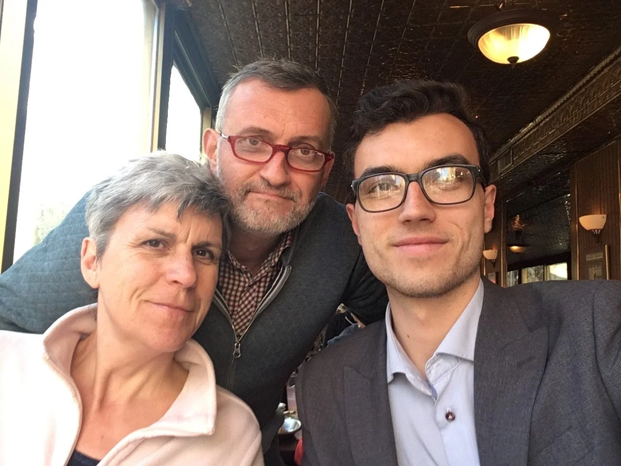 Me and my parents in NYC last year