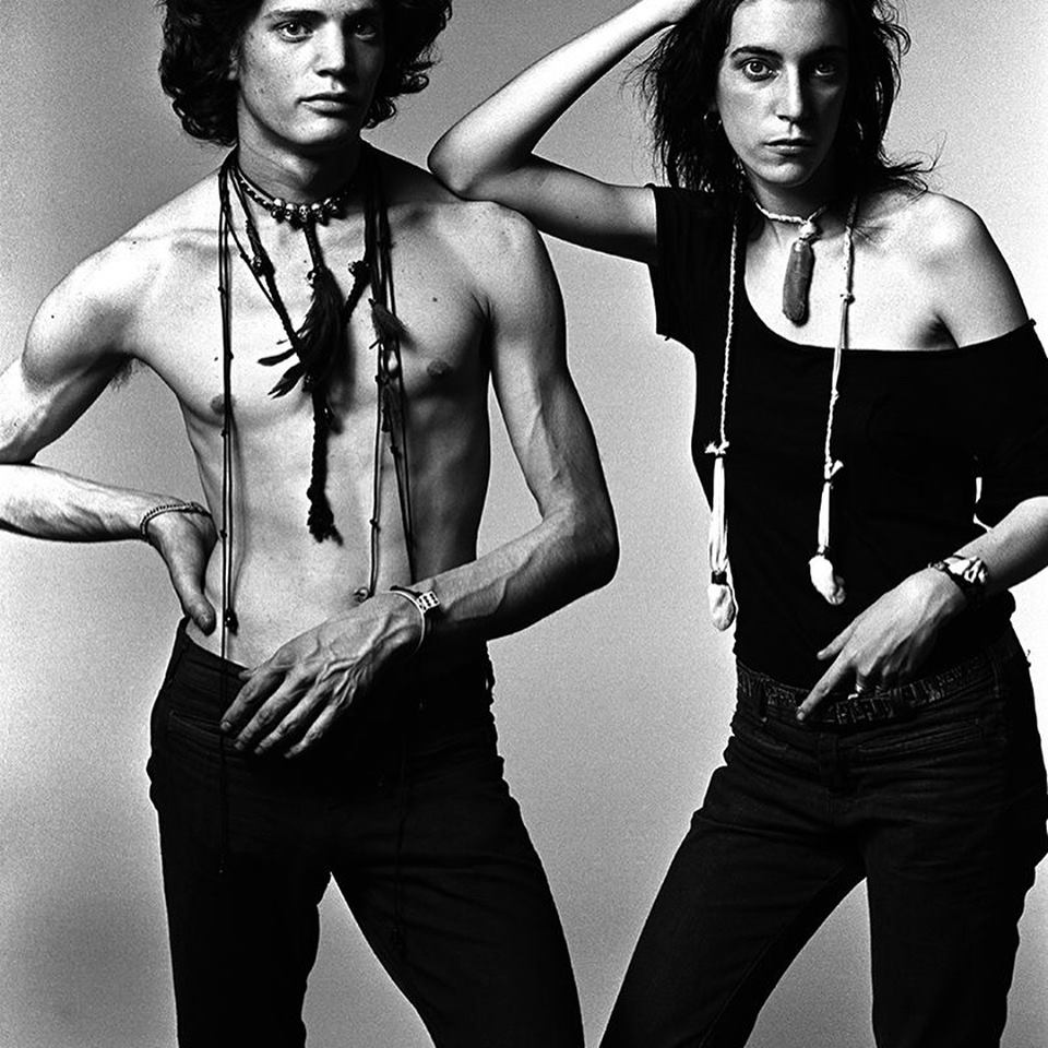 Patti Smith and Robert Mapplethorpe