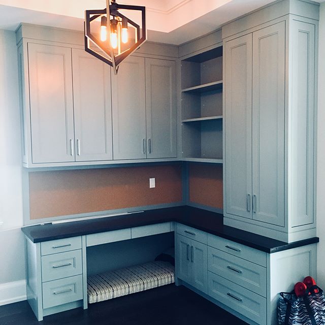 Ready for homework! These boys&rsquo; desks also make for great forts and hangout spots. Happy Long weekend everyone!  #toronto #kingsway #customcabinetry #customcabinets #nespresso #timhortons #espresso #coffee #longweekend #bespoke #millwork