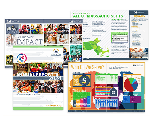28-page Non-Profit Annual Report designed and edited by PowerFlite.