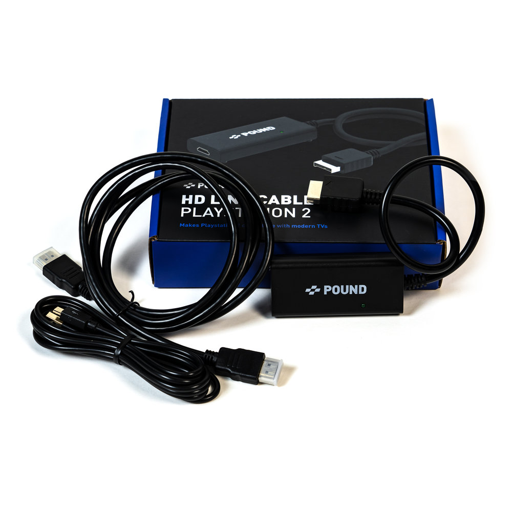 POUND TECHNOLOGY - HD Link Cable For Playstation 2 - HD Links For Classic  Consoles