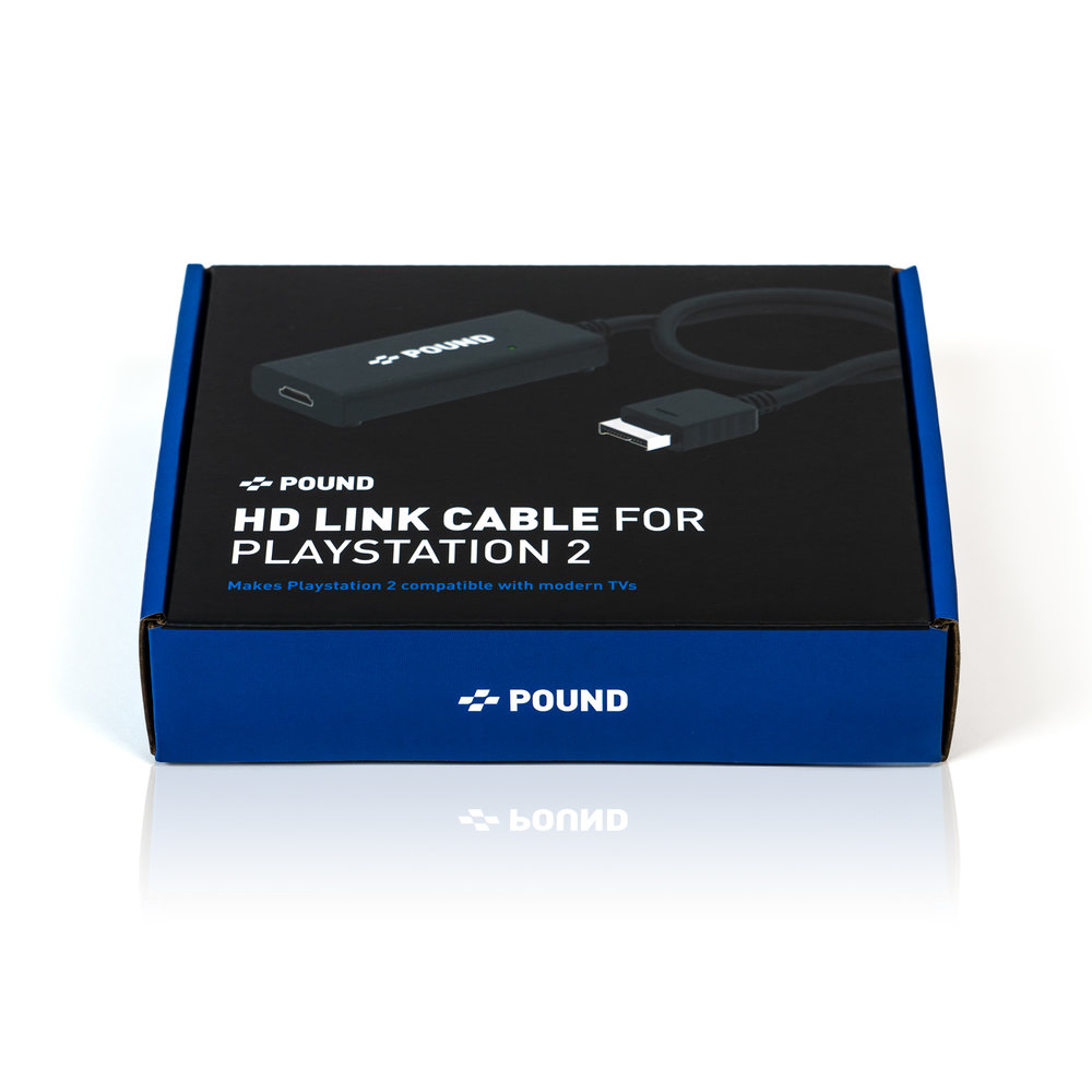 POUND TECHNOLOGY - HD Link Cable Playstation 2 - HD Links For Classic Consoles | Pound Technology