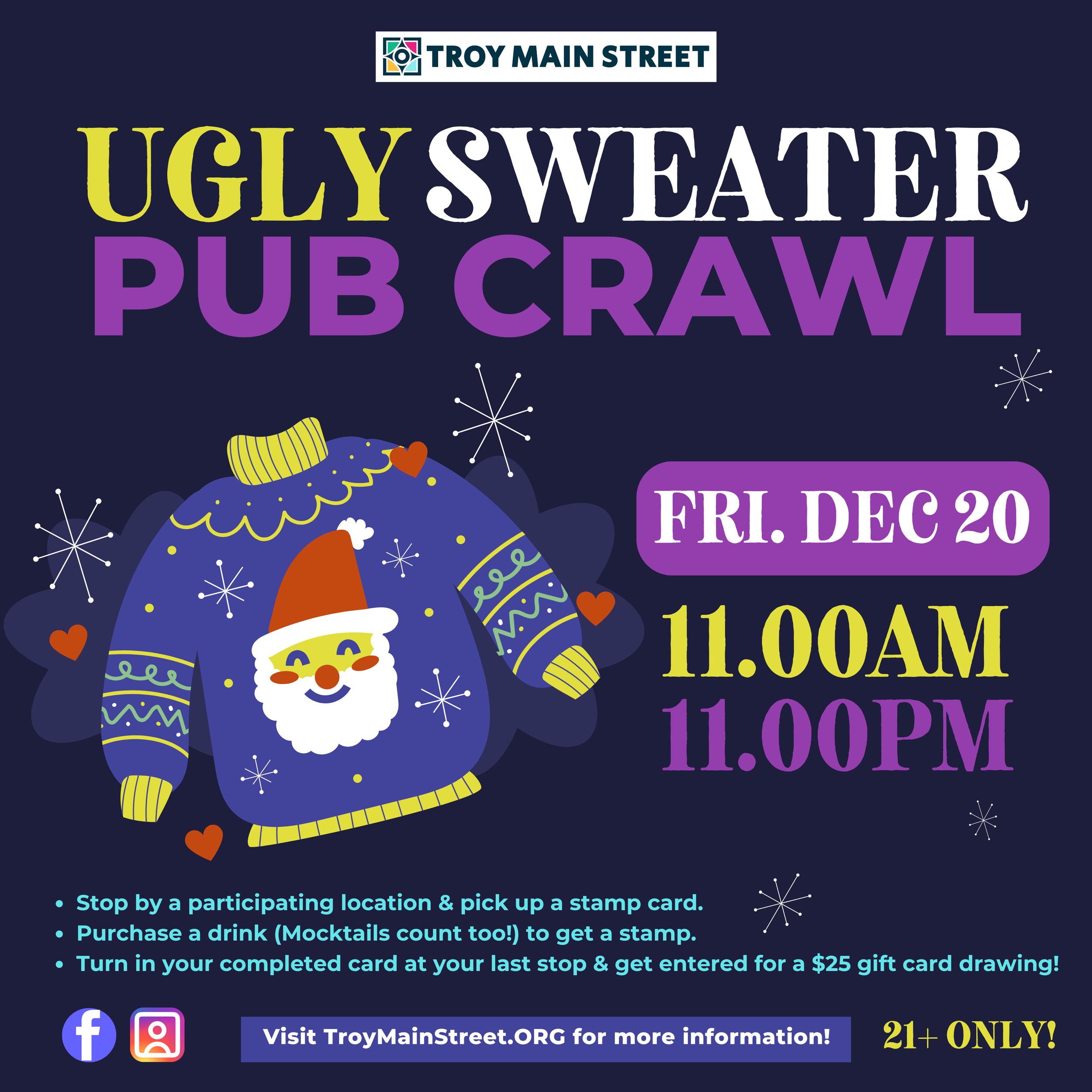 Ugly Sweater Pub Crawl