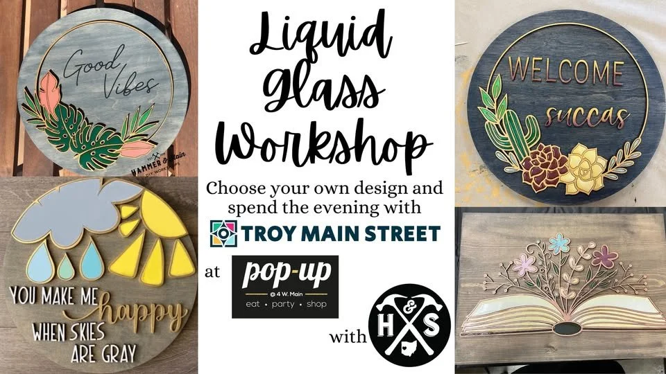Liquid Glass Workshop - A Fundraiser