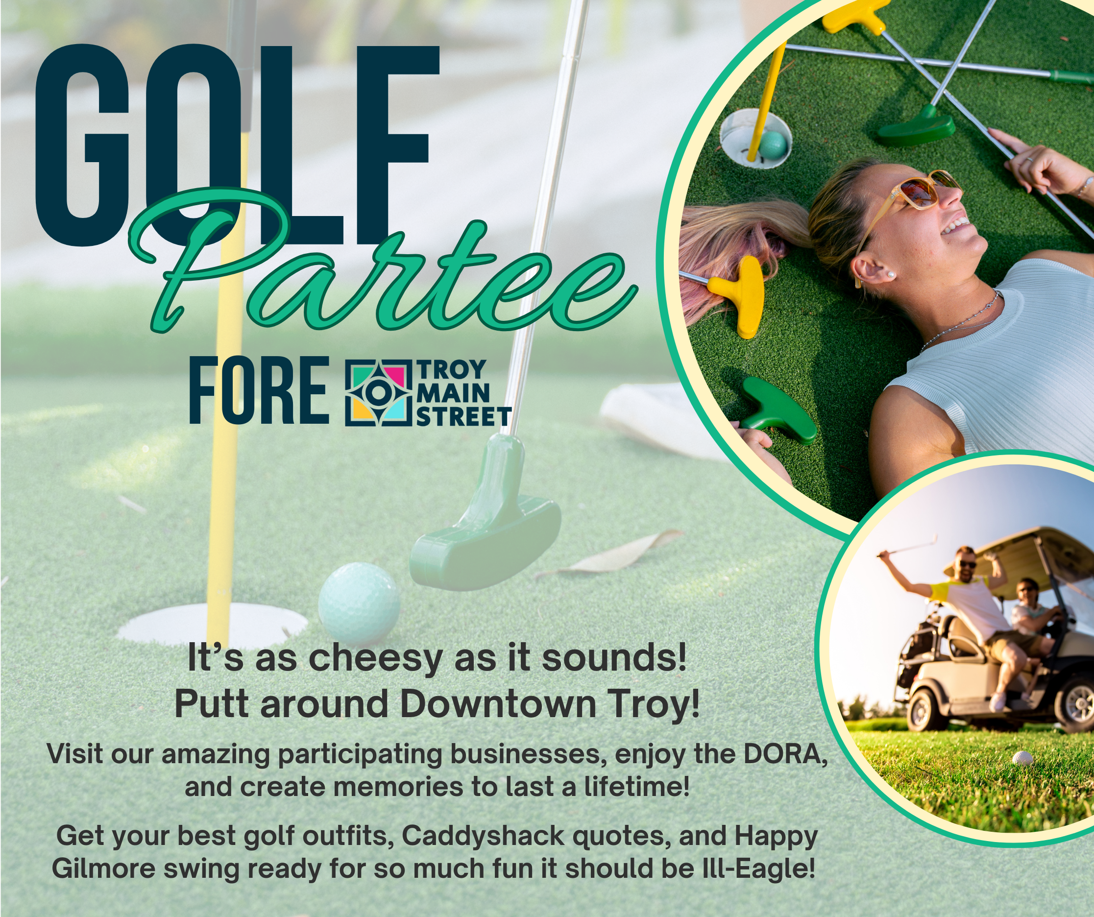 Downtown Troy Golf Par-TEE!