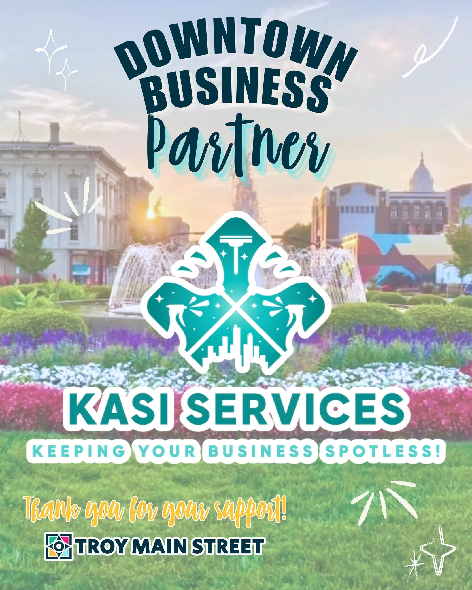 A stronger downtown starts with businesses that believe in their community. We&rsquo;re excited to spotlight Kasi Services as a Troy Main Street Downtown Business Partner and celebrate their commitment to making Downtown Troy a wonderful place to liv
