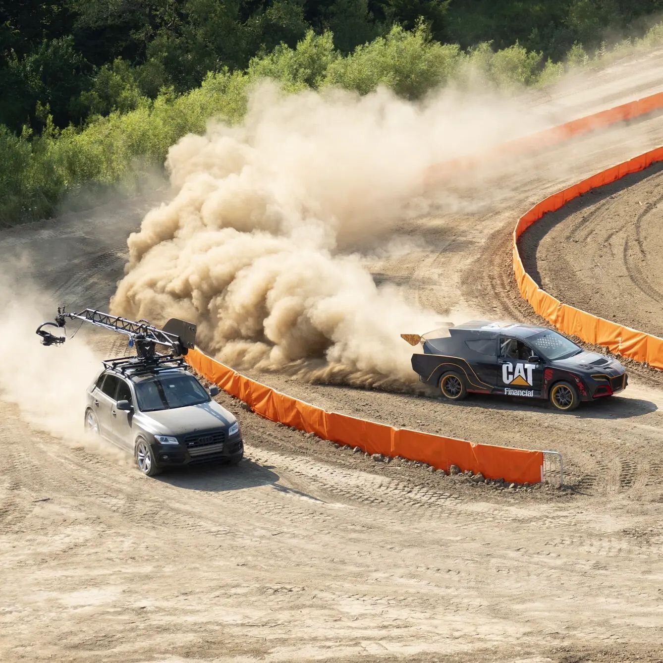 Capturing Cat Trials 11: Hot Wheels was a blast but required a few special tools to keep up with the life size Hot Wheels cars.  One of the tools put to use was the Motocrane camera car w the #shotover G1 gimbal and topped off with the #Arri Mini cam