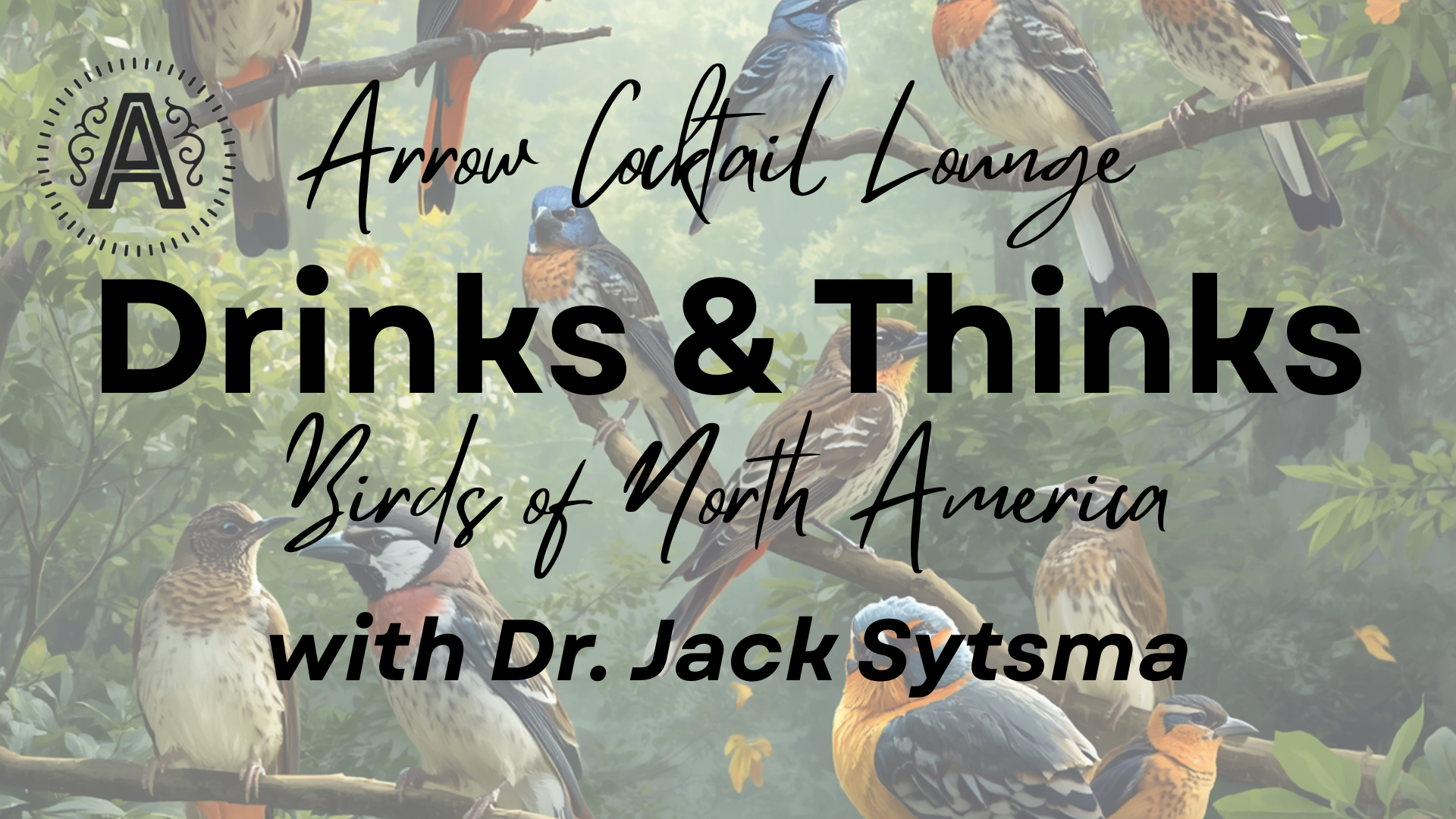 Drinks &amp; Thinks-Birds of North American with Dr. Jack Sytsma