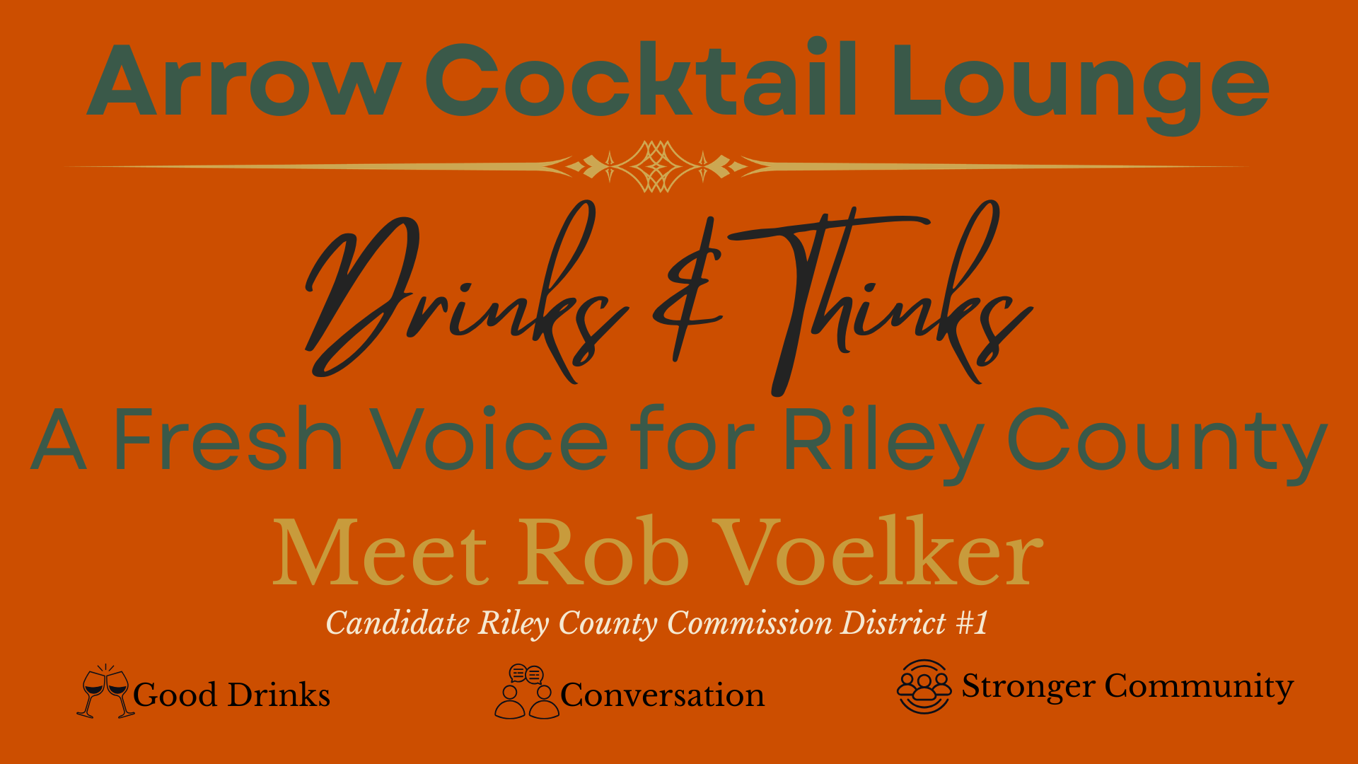 Drinks & Thinks- A Fresh Voice for Riley County with Rob Voelker