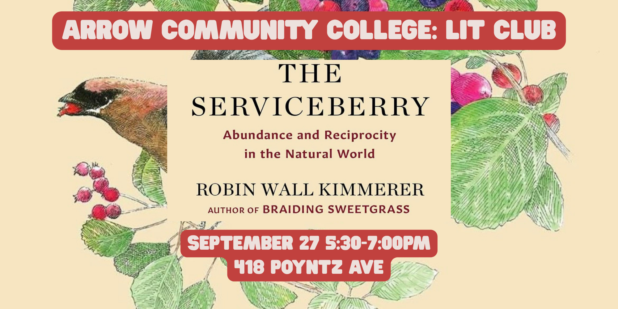 Arrow Community College Lit Club-The Serviceberry by Robin Wall Kimmerer