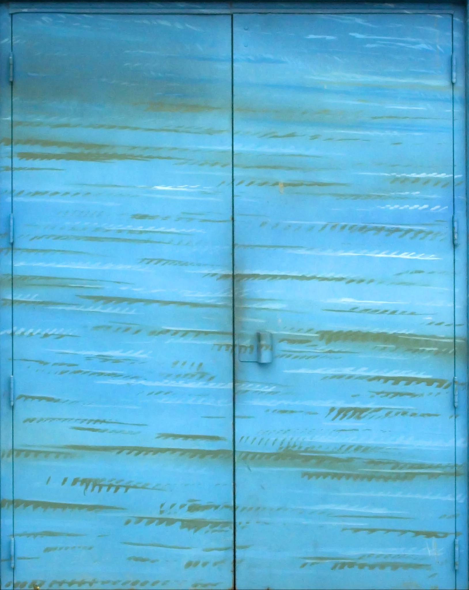 Aqua Blue Stained Door.jpg