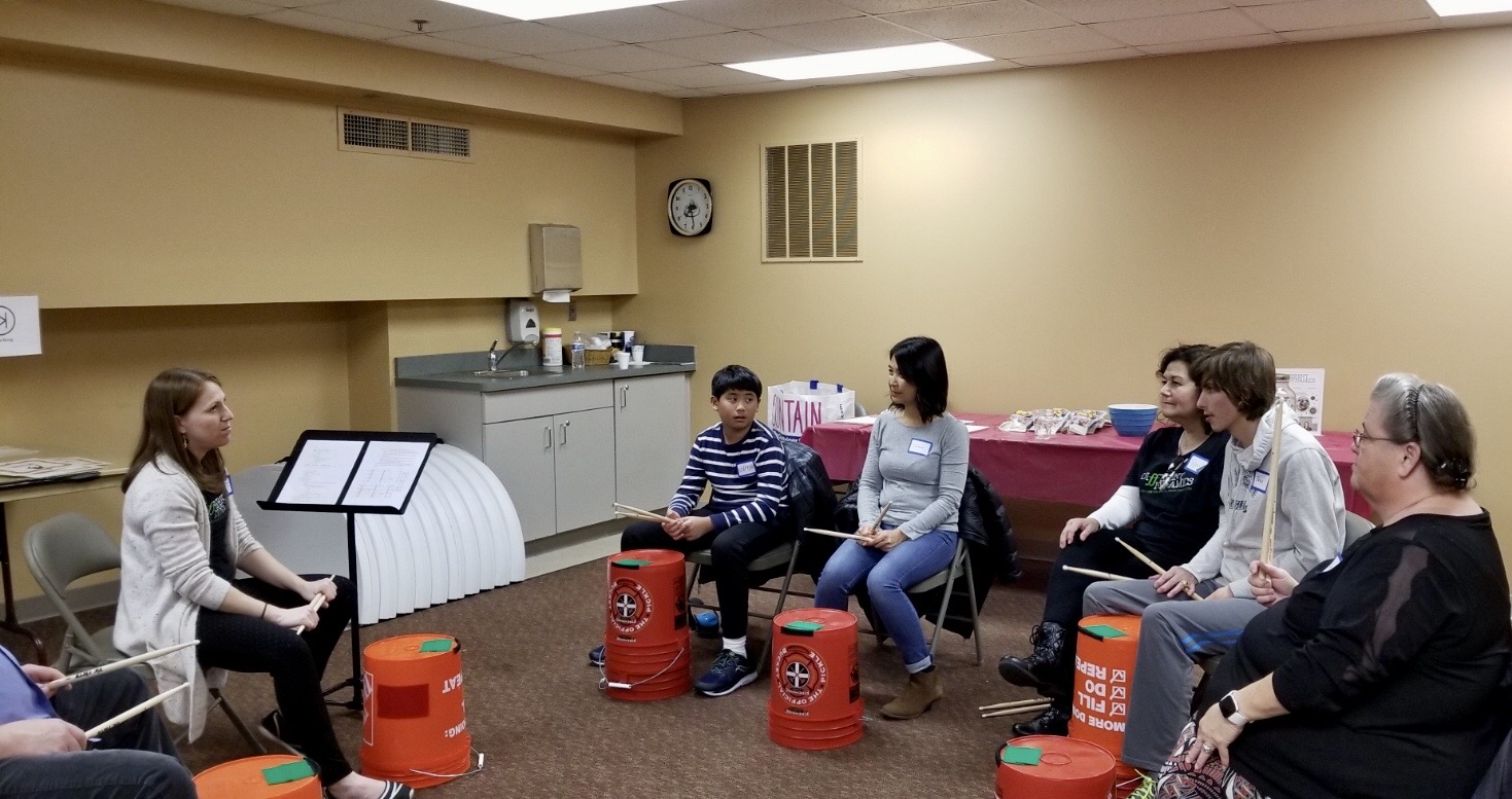 Bucket Drumming (ages 6+) 