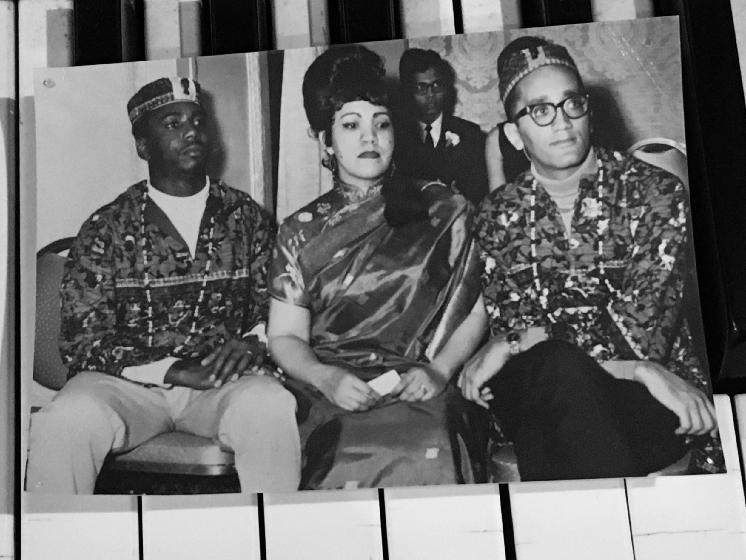Jimmy Britt (left) Pearl Britt (center) Cliff (uncle) - right