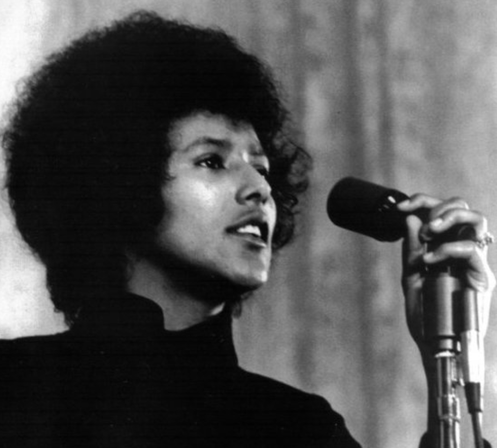 Photo of Elaine Brown via Ebony Magazine.