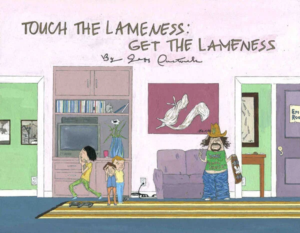 Touch the Lameness: Get the Lameness [from Book Covers] - 10" x 8"