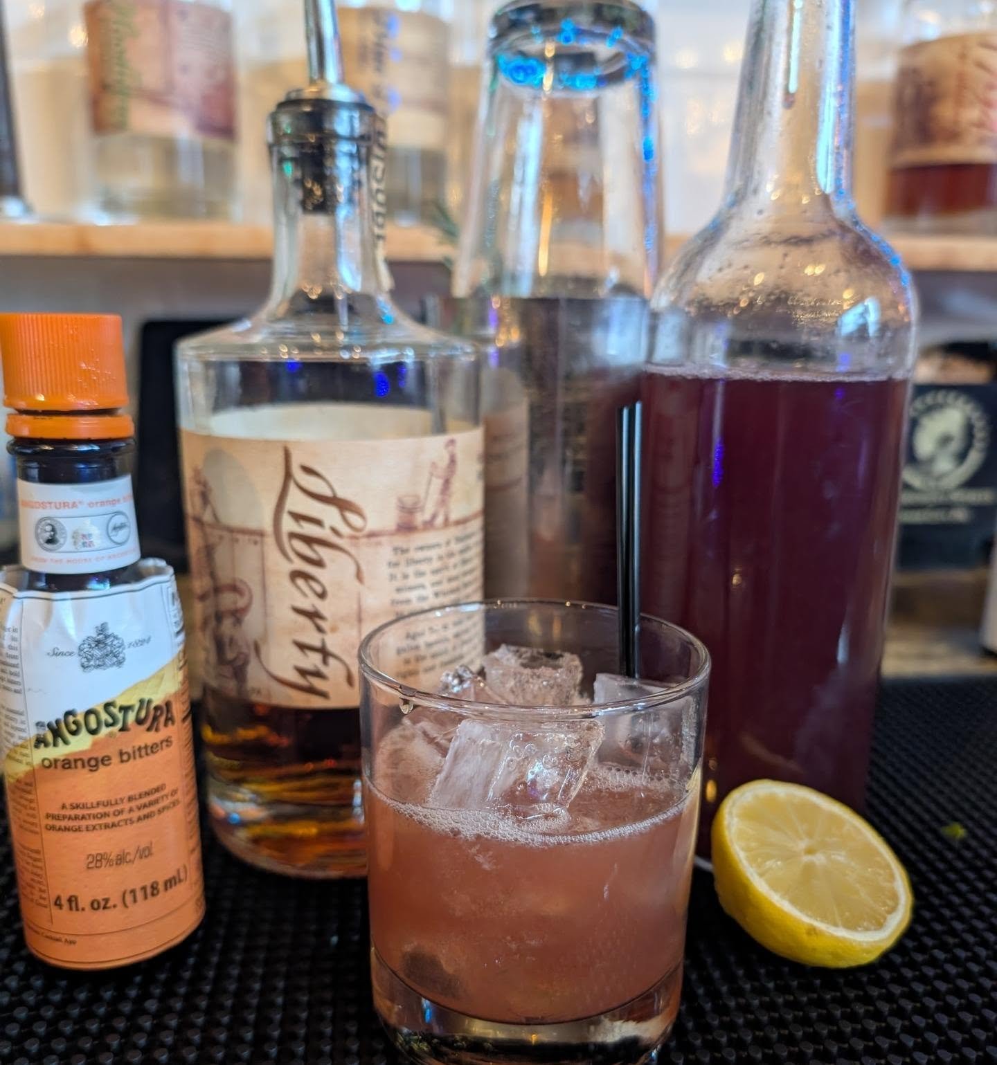 Mon Cherry (yes, like mon ch&eacute;ri&hellip; we&rsquo;re clever like that) 🍒😉
Bourbon, cherry syrup, fresh lemon juice, and orange bitters &mdash; bold, bright, and dangerously easy to love.

#CherryCocktail #BourbonSeason #CocktailHour #Disobedi