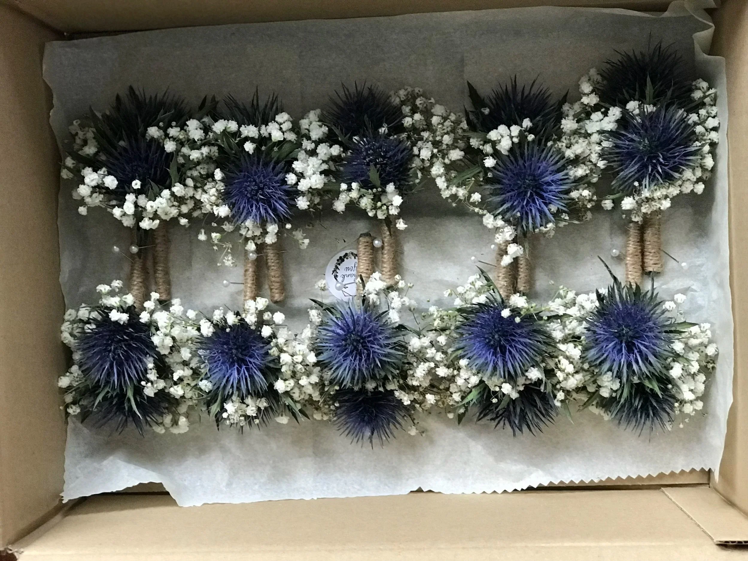 Scottish Thistle Buttonhole