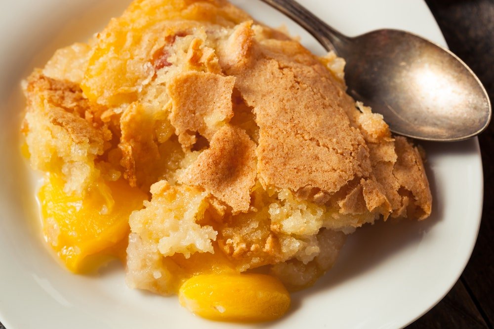 Peach Cobbler Large Pan