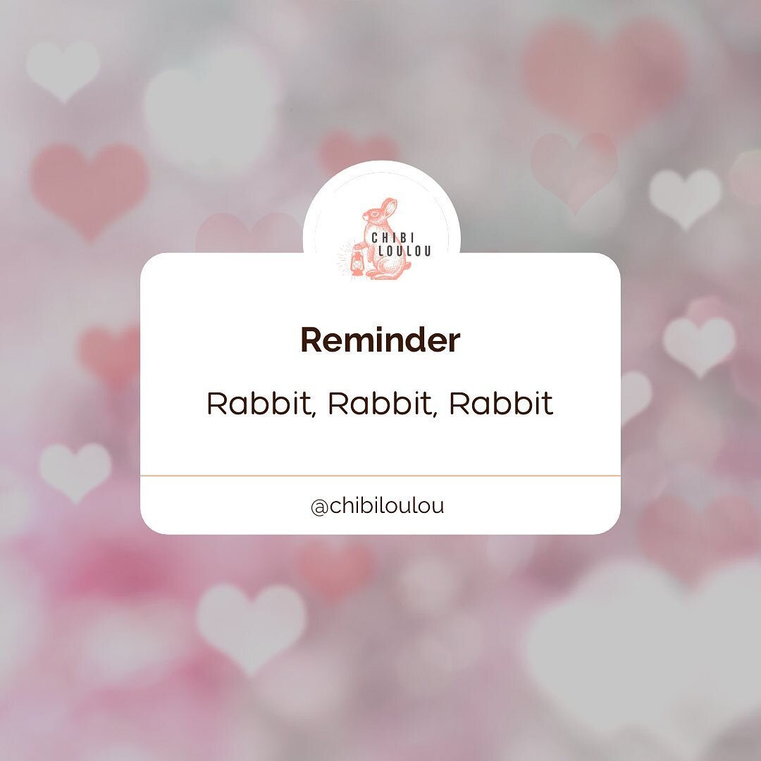 Love is in the air 💕✨ Happy first day of February, my Loulous! Tis my favorite month 🙃. Be sure to say &ldquo;rabbit&rdquo; 3 times for good luck. 🐇🪄
⁣
#chibiloulou #chasethelight #hellofebruary 

***********************
#miamicreatives #womanown