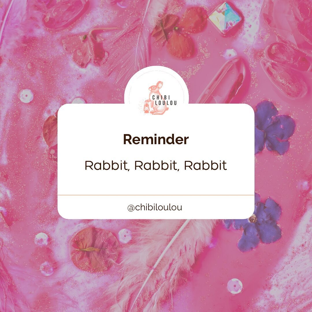 Happy May 1st, Loulous! 💕 I&rsquo;m ready for lots of luck and pretty May flowers 🌸 🫶🏼✨How about your? Be sure to say &ldquo;rabbit, rabbit, rabbit&rdquo; for good luck this month. 🐇🐇🐇✨ 

#chibiloulou #rabbitrabbitrabbit #may 

***************