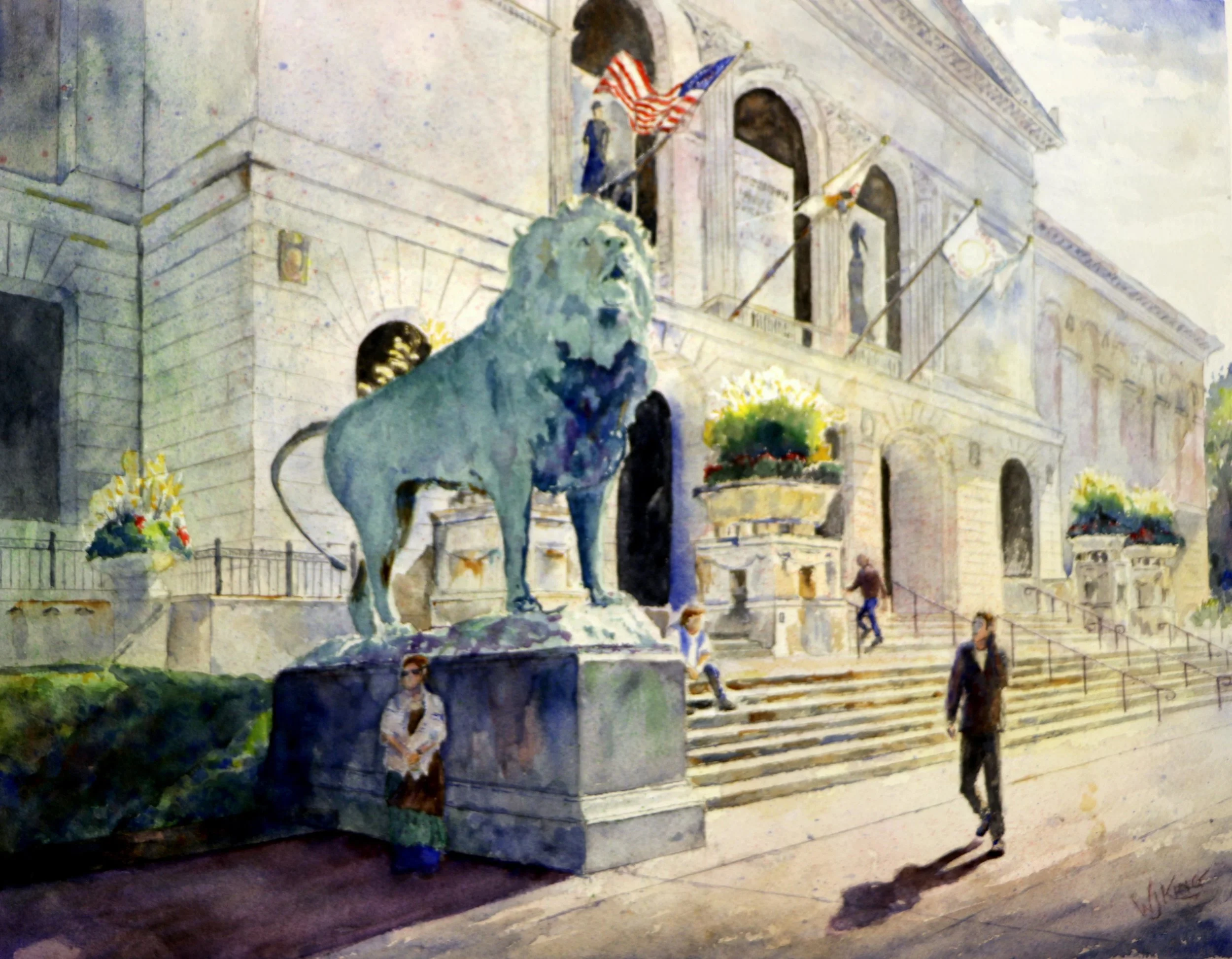 "The Sentinel" -  14x20 inches - $400