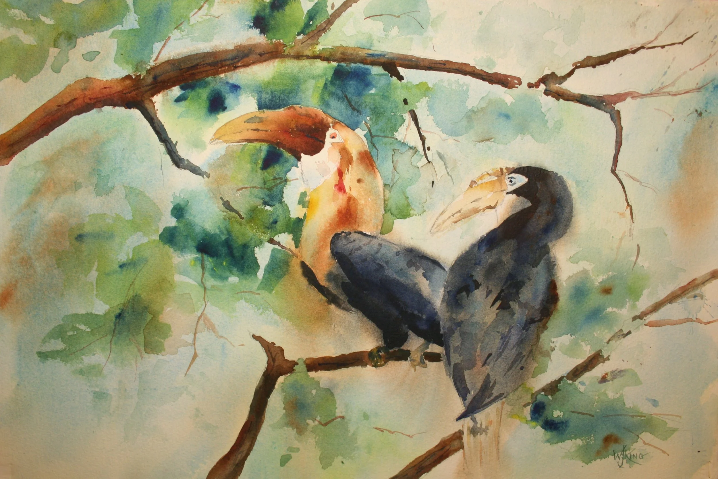 "You Don't Say!" - 14x21 inches - $350