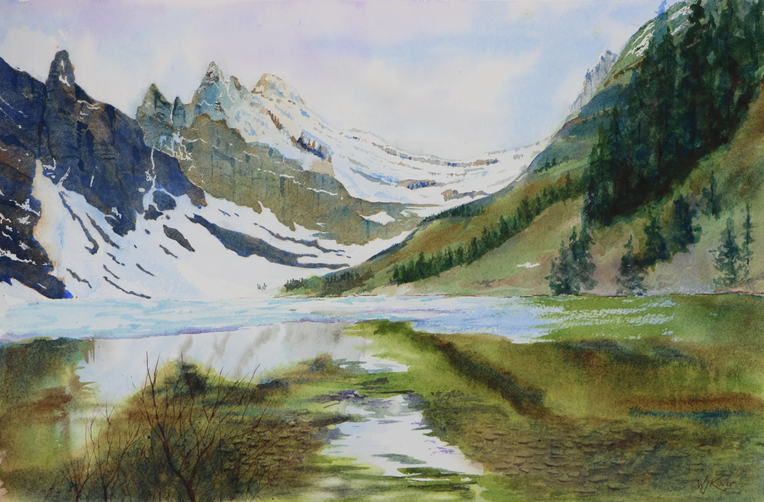 "BC Vista" - 14 X 21 inches - $400