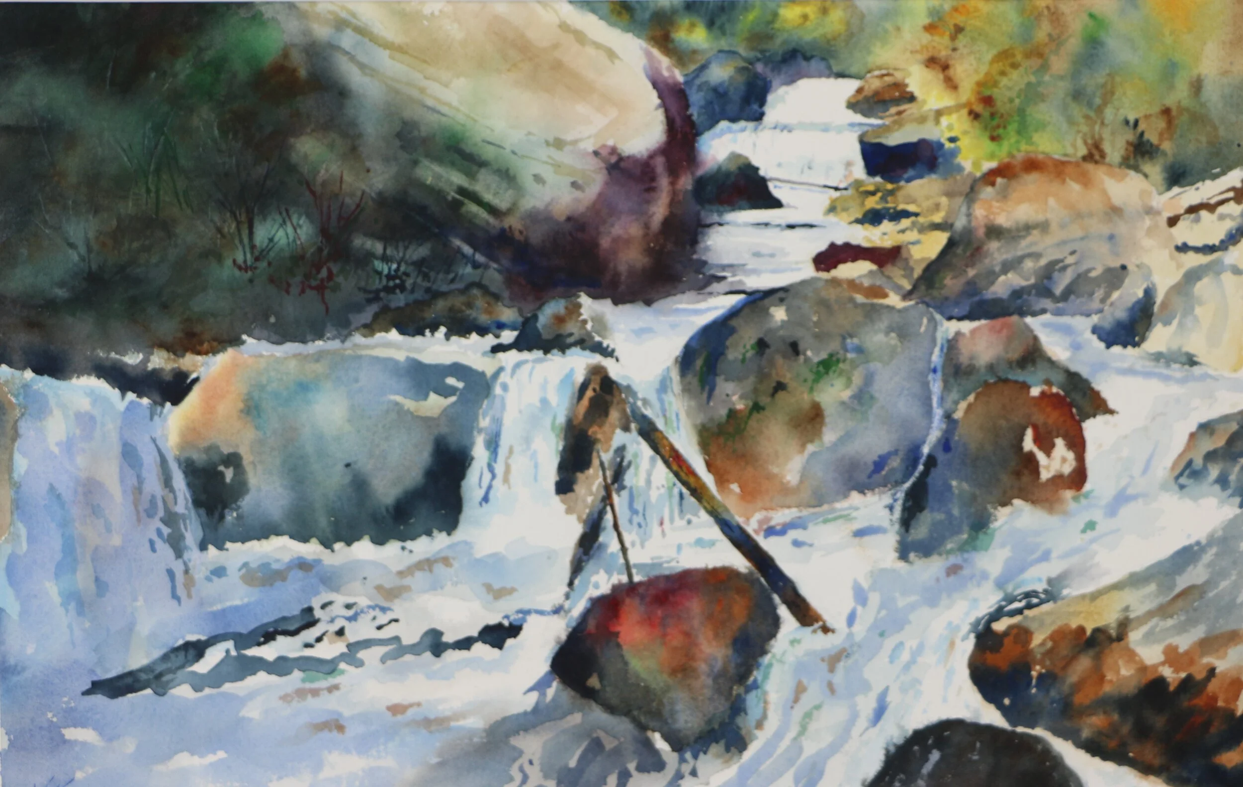 "Colorado Cascade #1" - 14 x 21 inches - $350