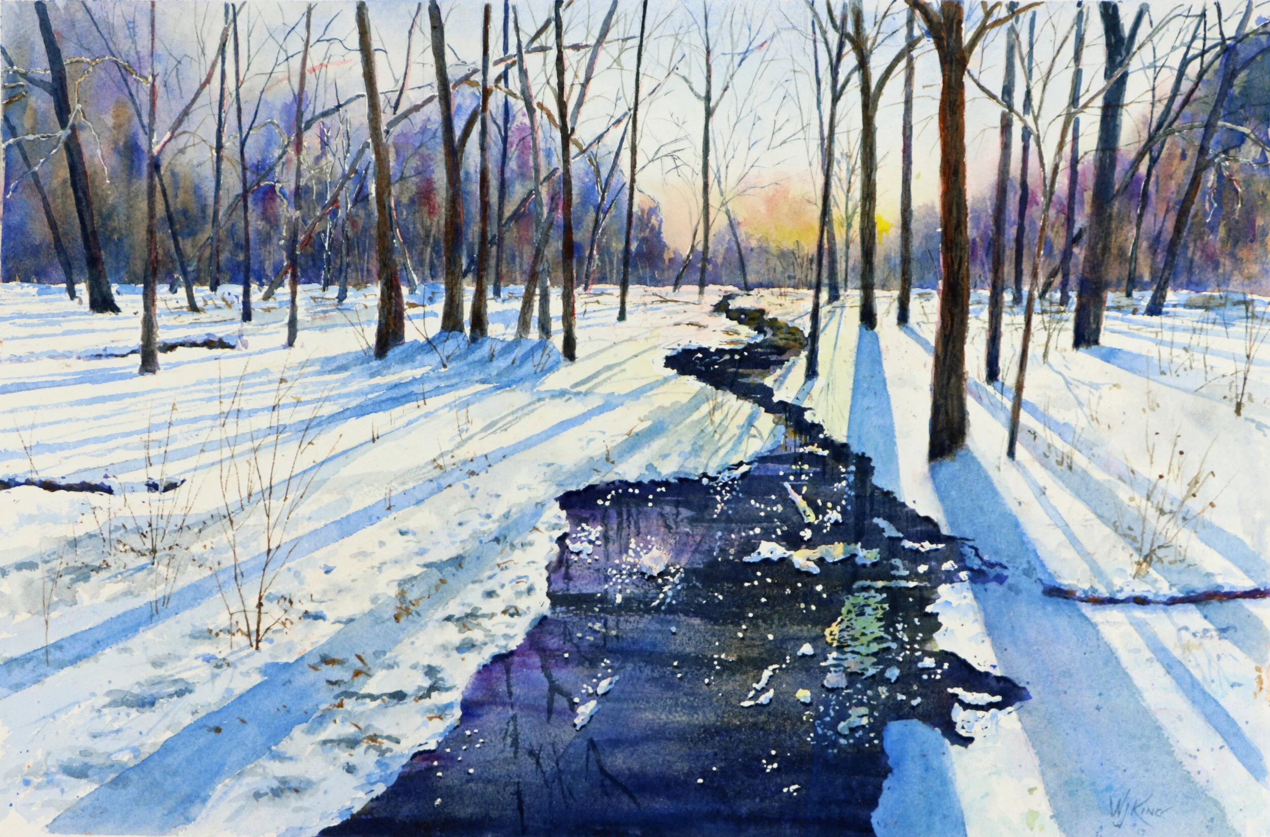 "Evening Shadows" - 14 X 21 inches - $350