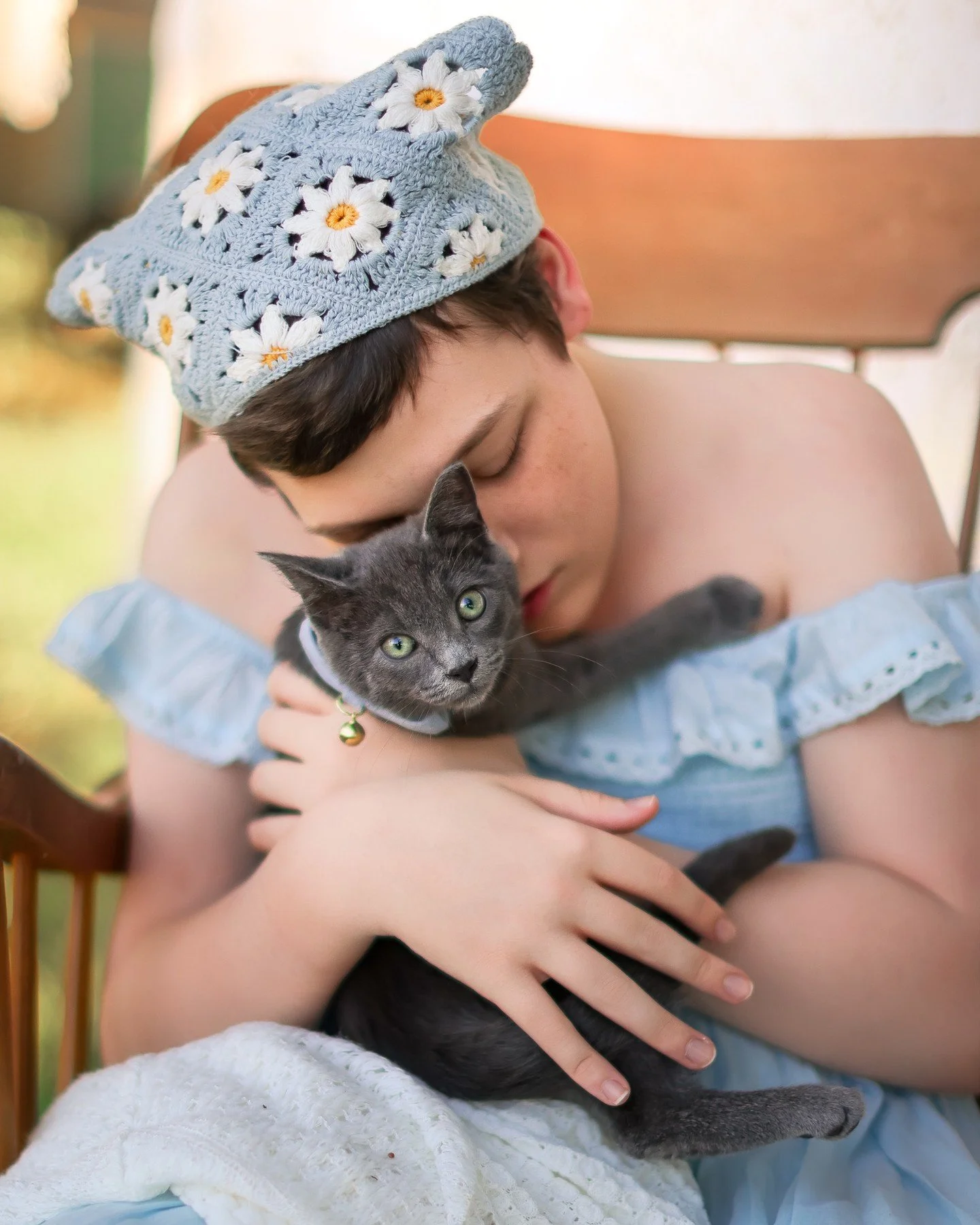 This sweet (and sassy) cat lady has been through a lot in her 16 years, but she remains strong, lovable, and full of personality. She's got the biggest heart for kitties, and when I told her about Opal Mae, our latest rescue baby, her face lit up. I 