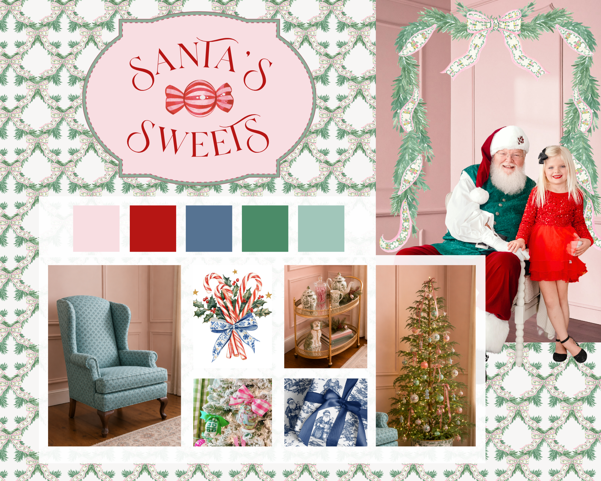 Holiday Santa Christmas Mini Session Event Raleigh NC