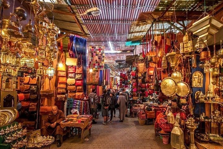 Browse the souks of Marrakesh