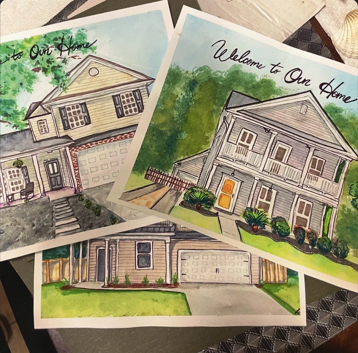 8x10in Home Portrait - No Mat No Frame
