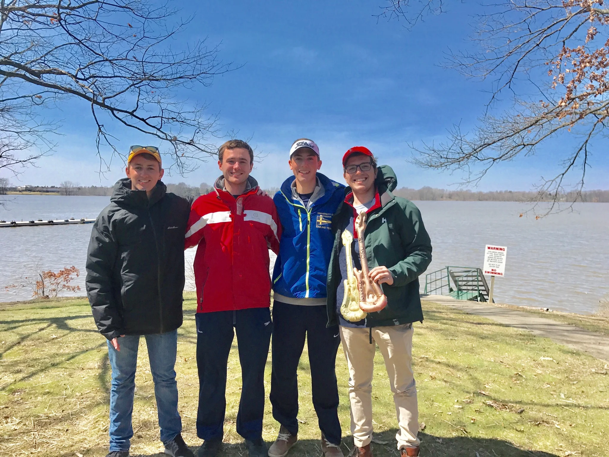 M. Moores ('21), G. Glover ('19), K. Doyle ('20), M. Ellsworth ('21)