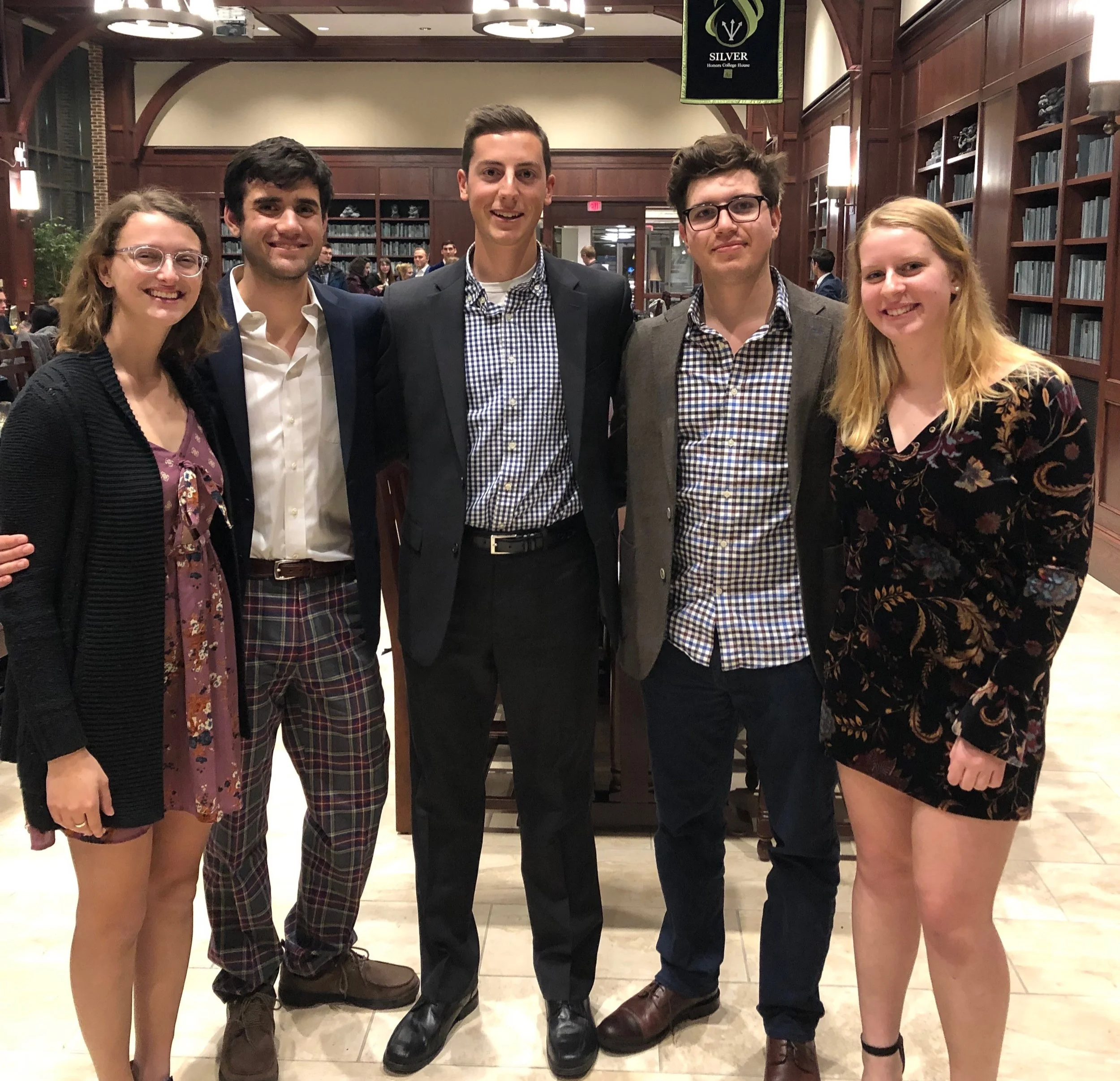 Amy Baer, Jake Orhan, Kyle Doyle, Max Ellsworth, and Sarah Youtt at MCSA Midwinters