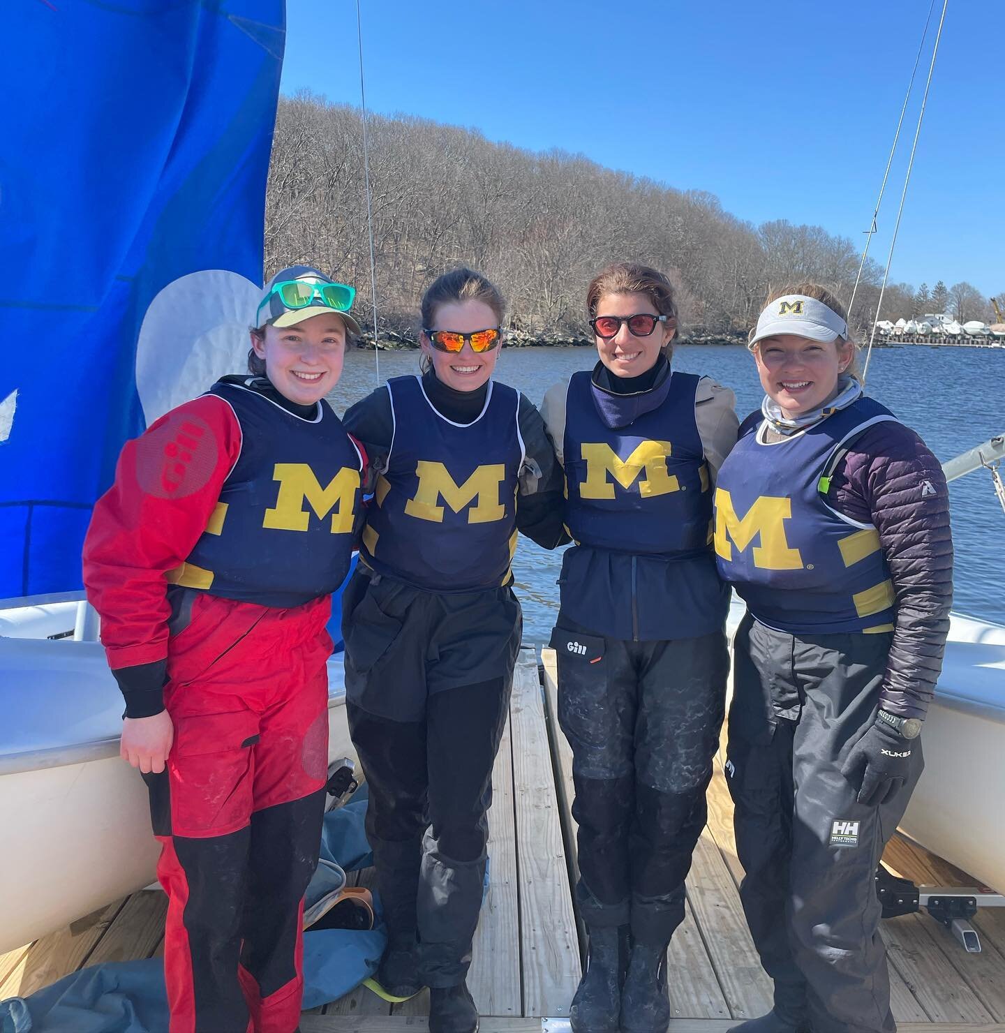 This weekend, our women&rsquo;s team traveled out east to Connecticut to compete at the Emily Wick Regatta! With two full days of racing, the team still managed to stop for a full seafood dinner. Good job ladies, and Go Blue!