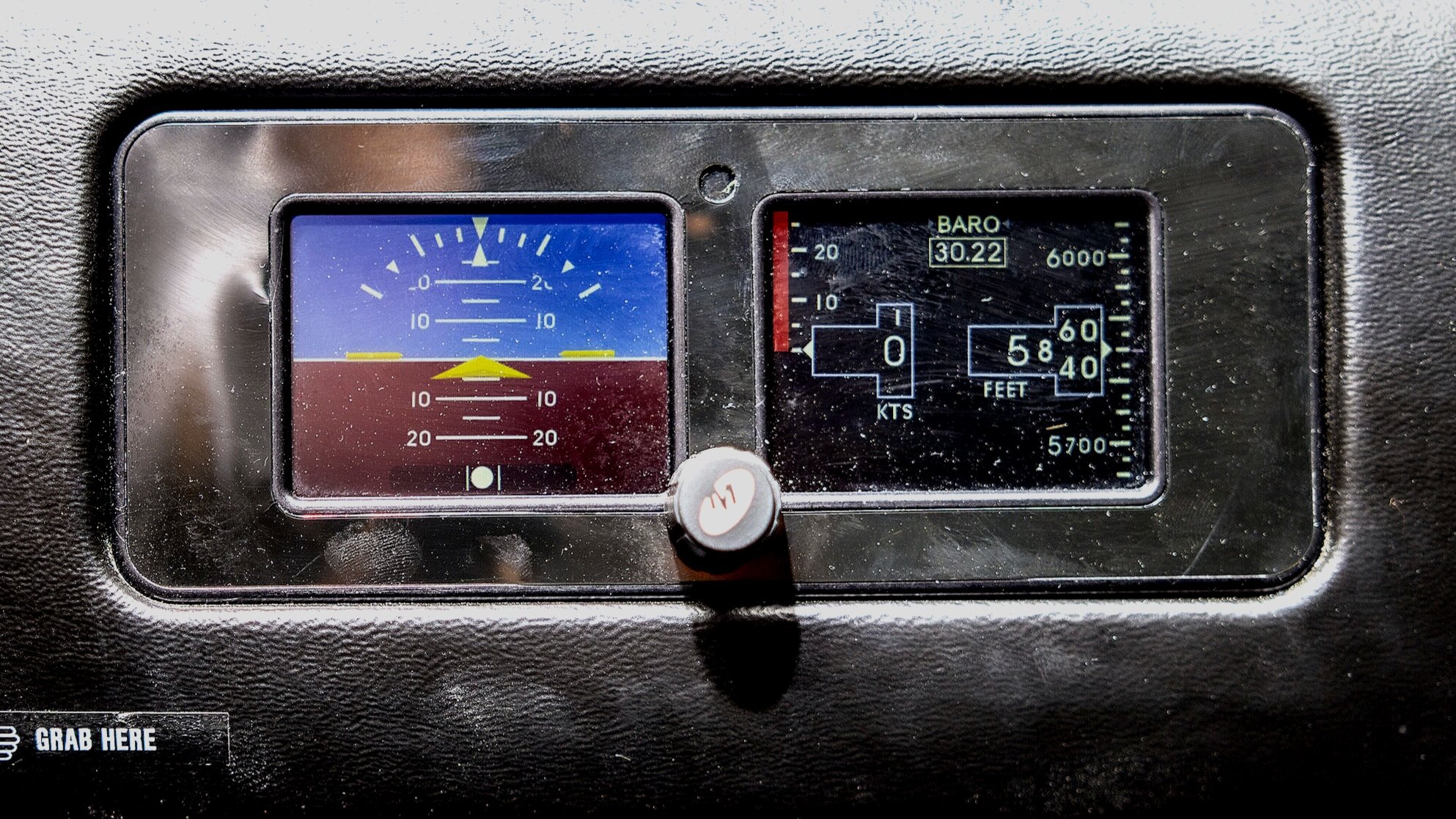 N828DZ | Just in case. Digital Standby instruments provide attitude, turn coordinator, airspeed, and altimeter information.