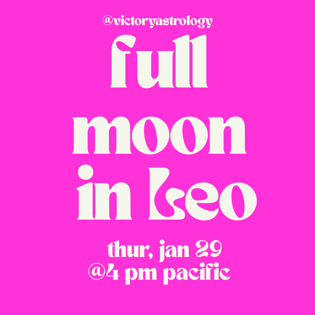 FULL MOON IN LEO astro-gathering