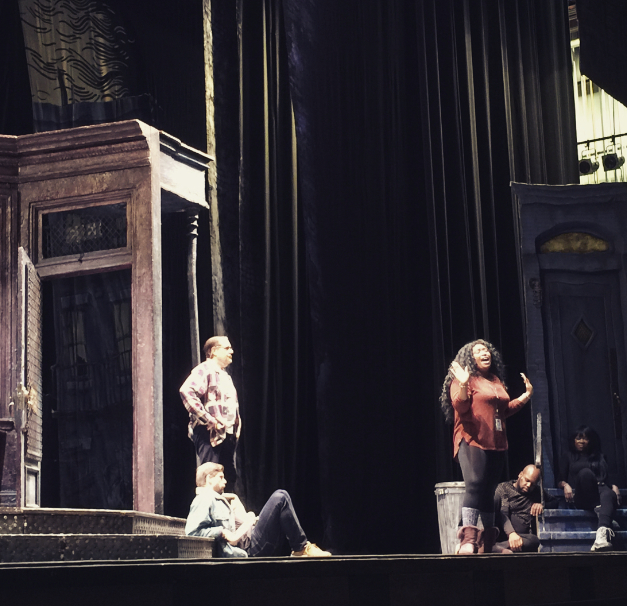 Tech Rehearsal with some major actors.