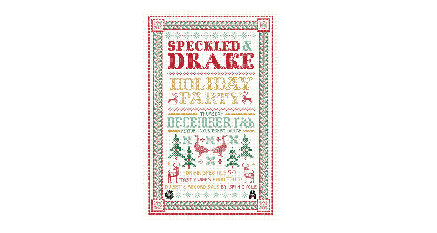 Speckled Holiday Party
