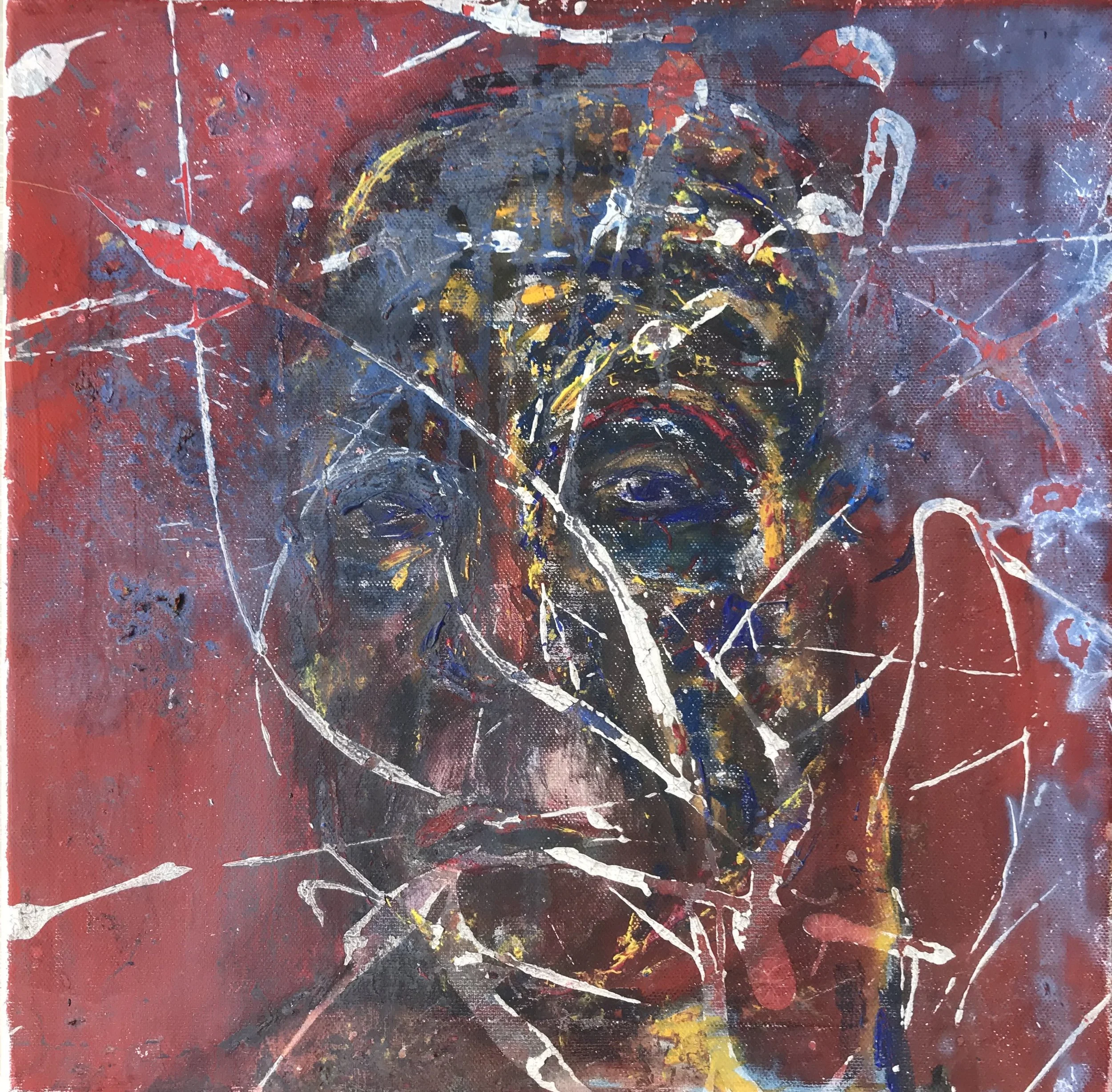 Head Study in Red II (2018).jpeg