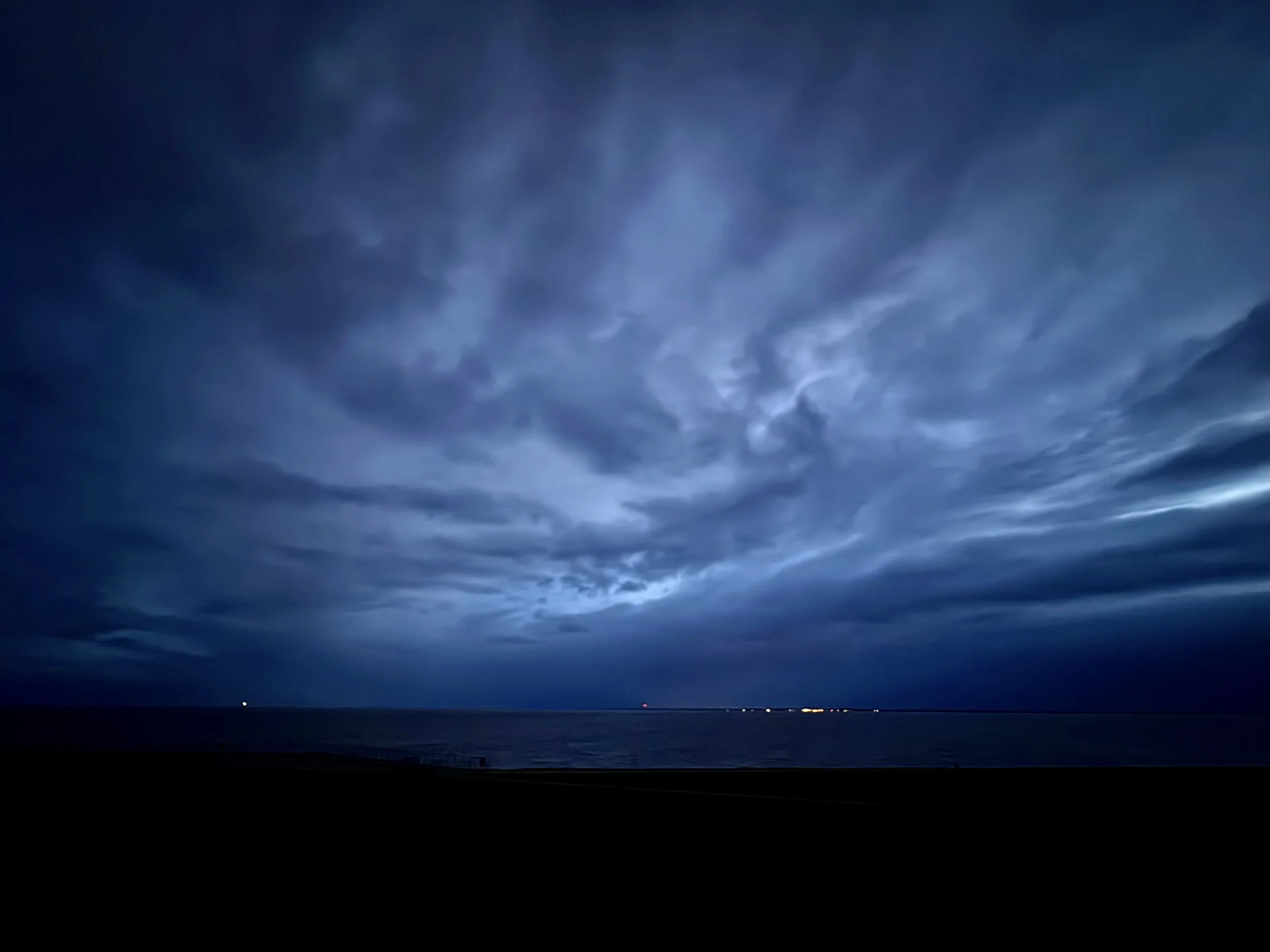  Nachthimmel am Jadebusen, 2023 