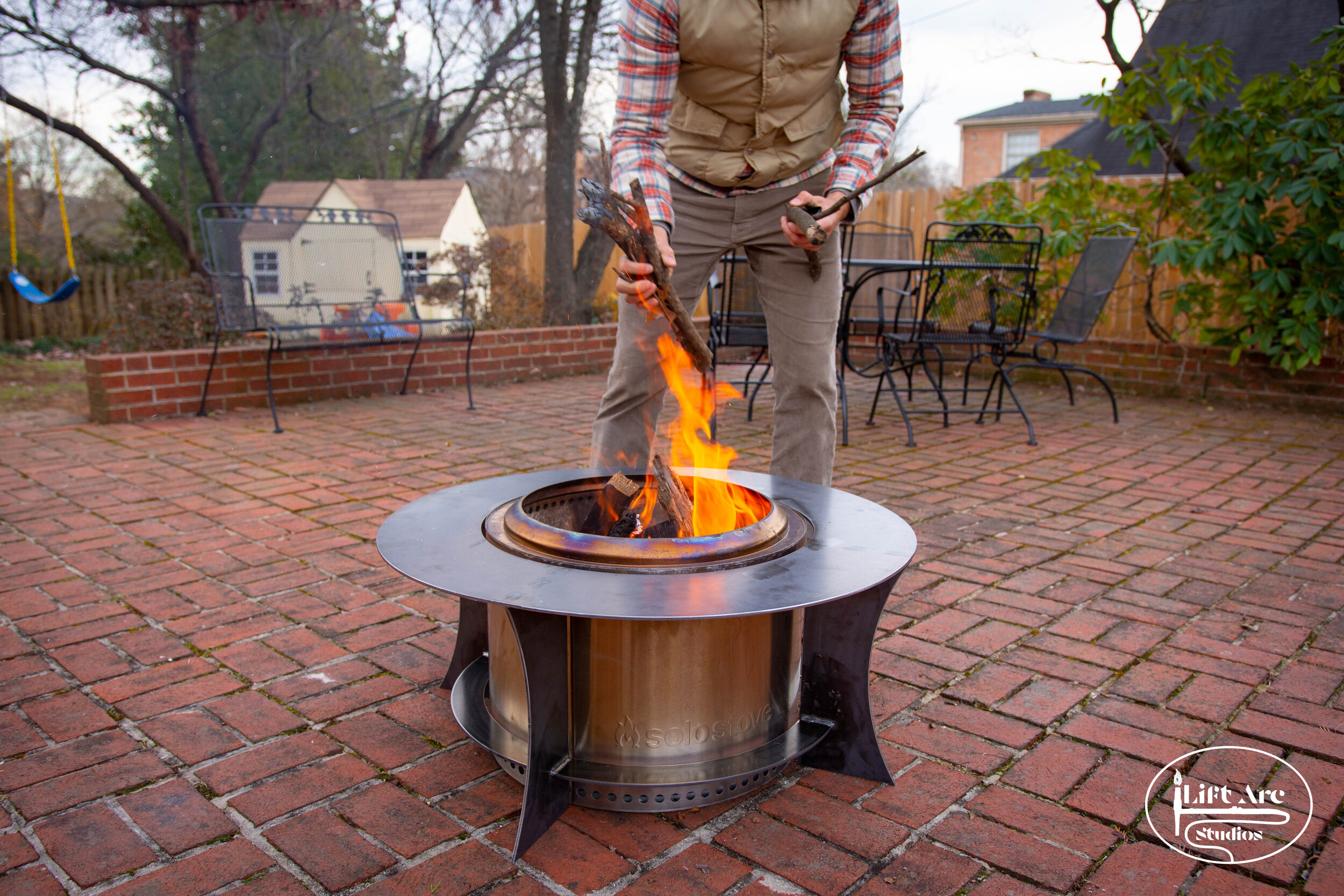 solo pit fire