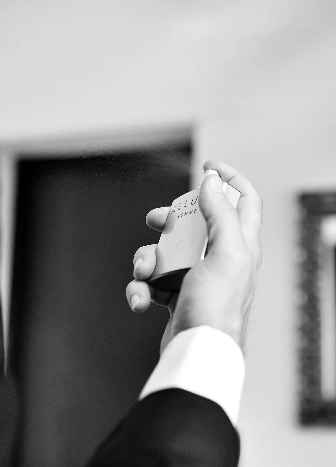 Ankleiden Bräutigam