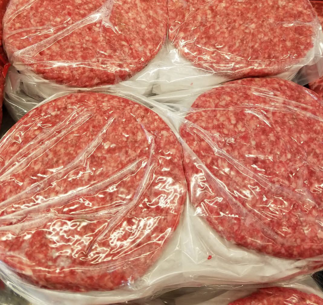 Ground Chuck Hamburger Patties, pack of 10